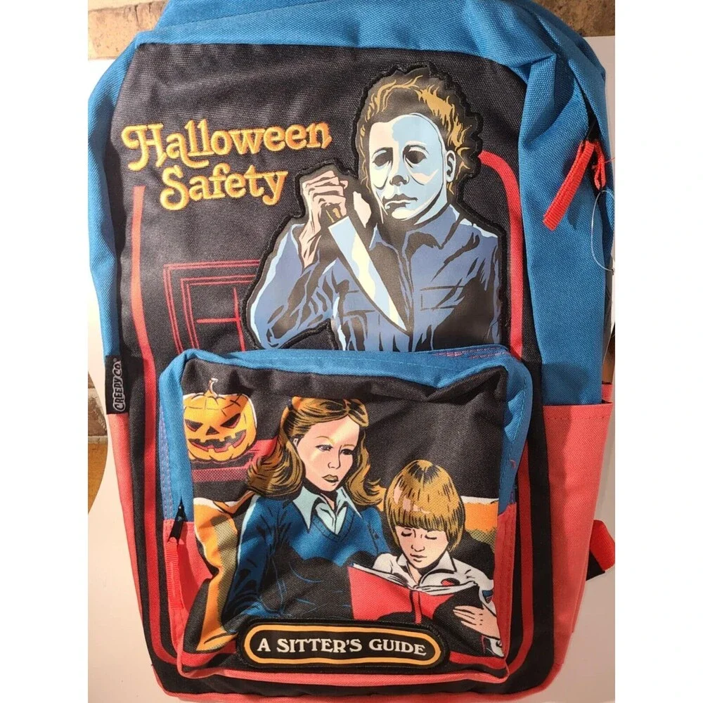Halloween Safety A Sitters Guide Michael Myers Backpack by Steven Rhodes NEW